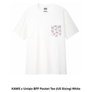 NWT KAWS X Uniqlo BFF pocket tee